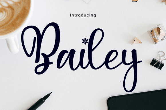 Bailey: A Handwritten Script Font with Timeless Elegance