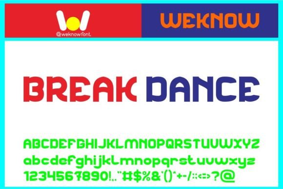 Break Dance: The Font That Moves With You