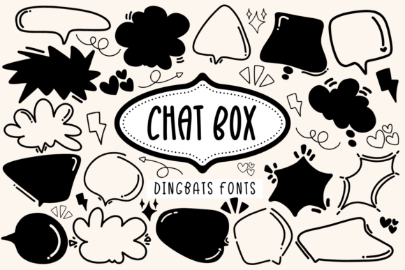 Chat Box: The Adorable Dingbats Font for Your Creative Projects