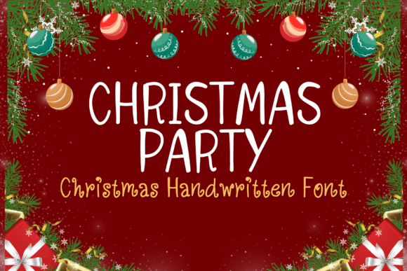 Christmas Party Font: Adding a Handwritten Touch to Your Designs