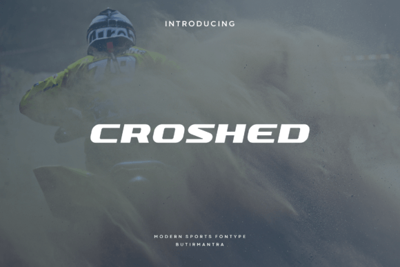 Croshed: A Modern Typeface for Bold Visual Statements