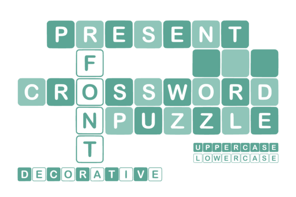 Crossword Puzzle Font: A Playful Twist for Your Creative Projects