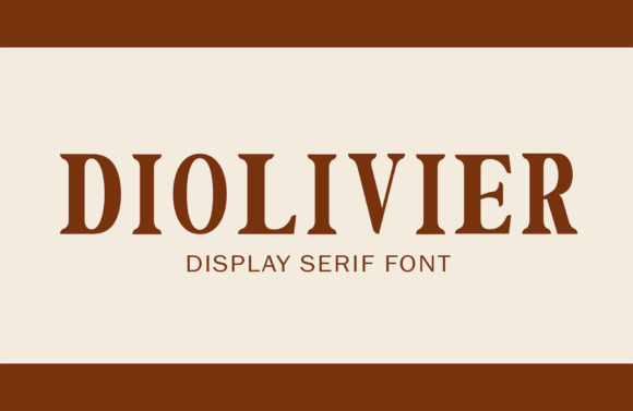 Diolivier: A Display Serif for Timeless Design Projects