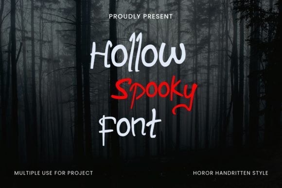 Hollow Spooky: The Typeface for Unsettling Designs