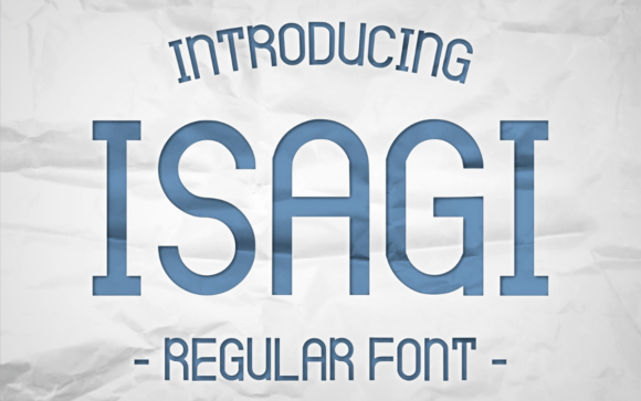 Isagi: The Bold Display Typeface for Epic Designs