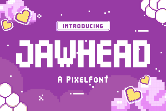 Jawhead: The Pixel Font That Brings Retro Arcade Flair to Modern Design