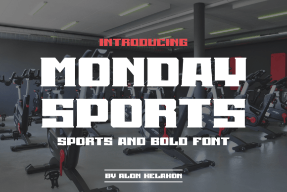 Monday Sports: The Bold Typeface for High-Impact Designs