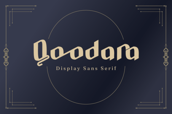 Qoodara: A Typeface That Commands Attention Without Shouting