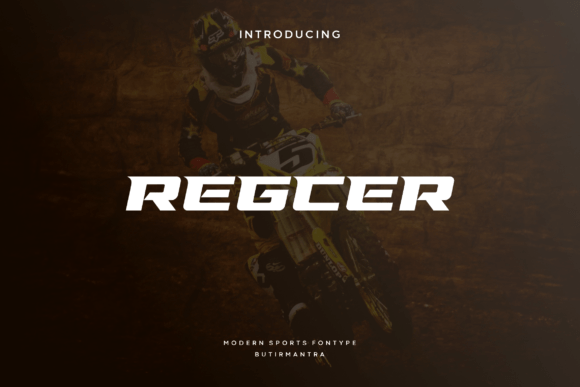Regcer: The High-Octane Typeface Built for Speed