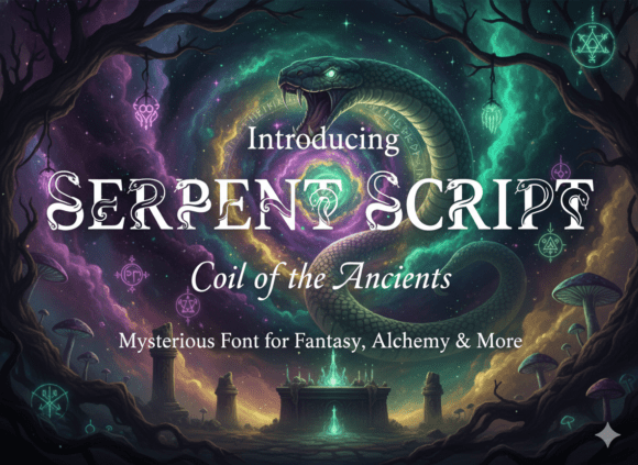Serpent Script: Unraveling the Allure of a Mystical Typeface