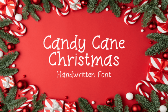 The Candy Cane Font: Adding a Sweet, Handwritten Touch to Your Designs